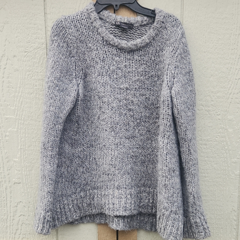 A/X Armani Exchange Heather Gray Crewneck Sweater